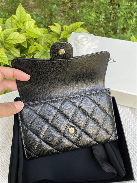 chanel wallet price singapore|Chanel classic card holder price.